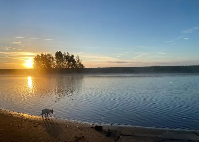 Marina Strandbad Aan Het Water Mit Zaun Haus Nr 134 * Olburgen
